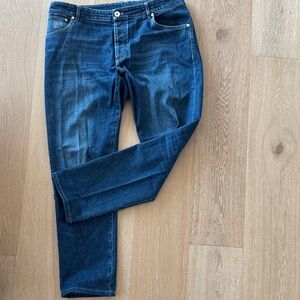 Brunello Cucinelli Dark Blue Slim Jeans